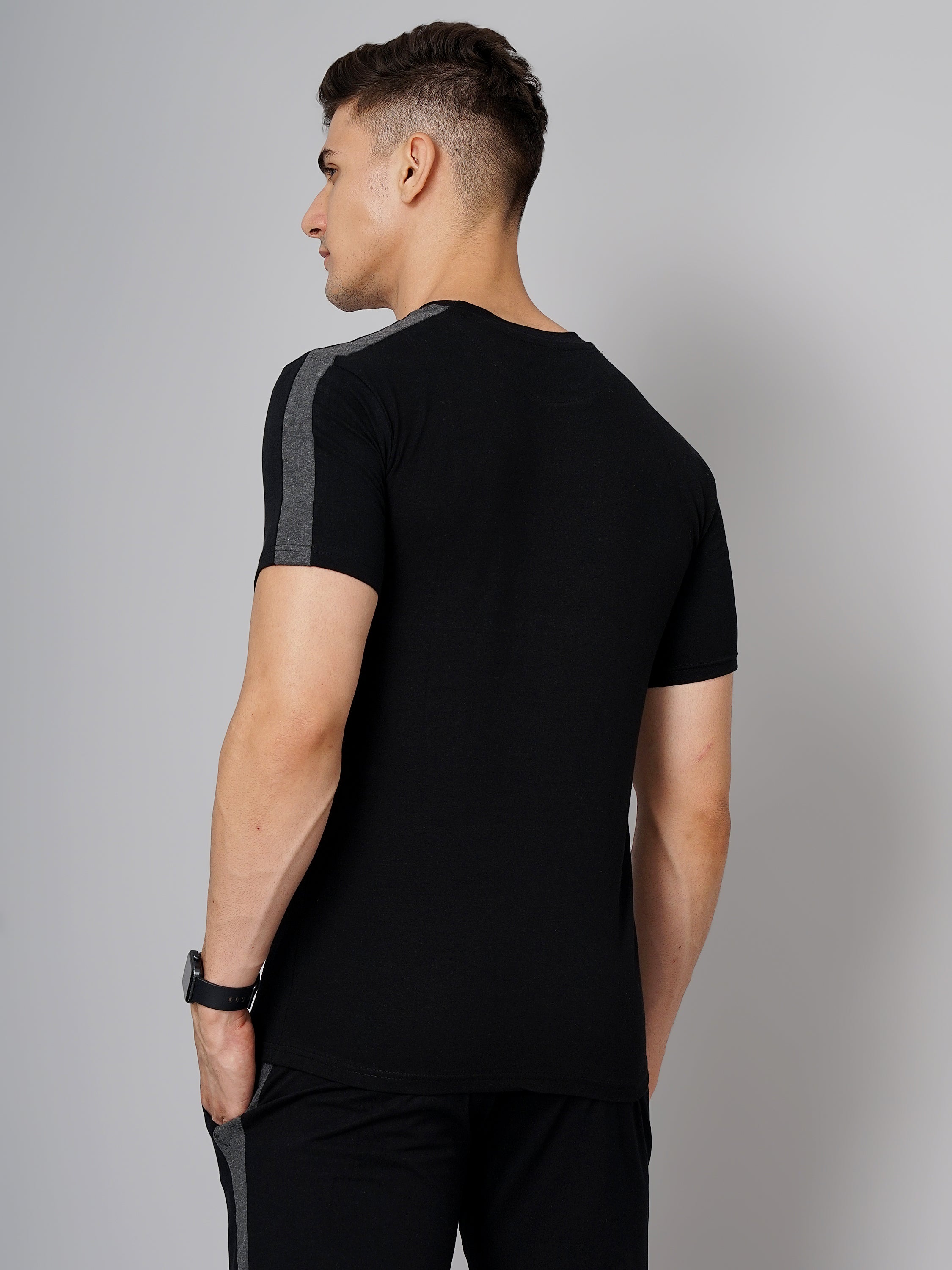 Men Textured Tshirt and shorts cords sets