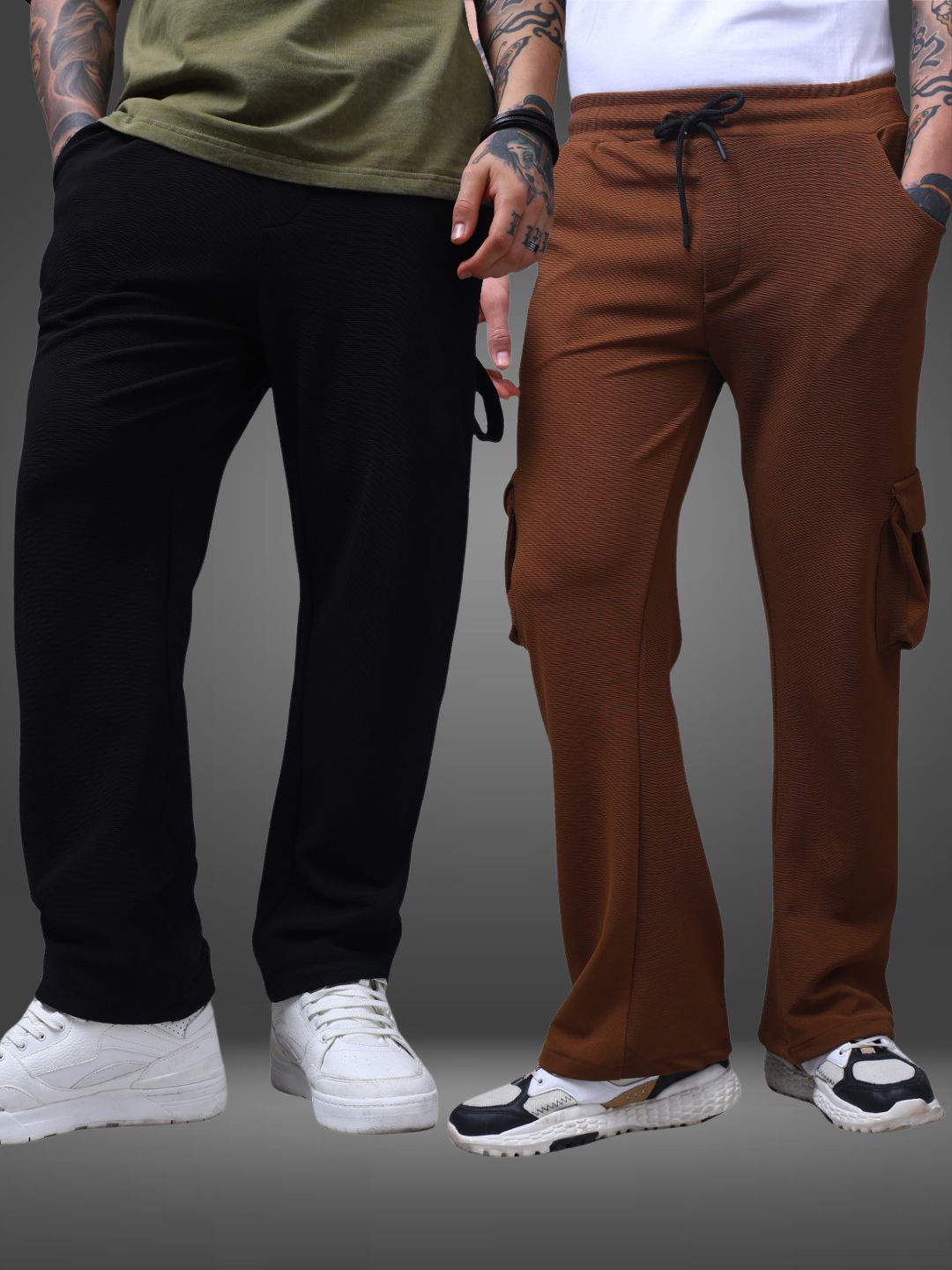 Men's Relaxed Fit Pack of 2 Trackpants