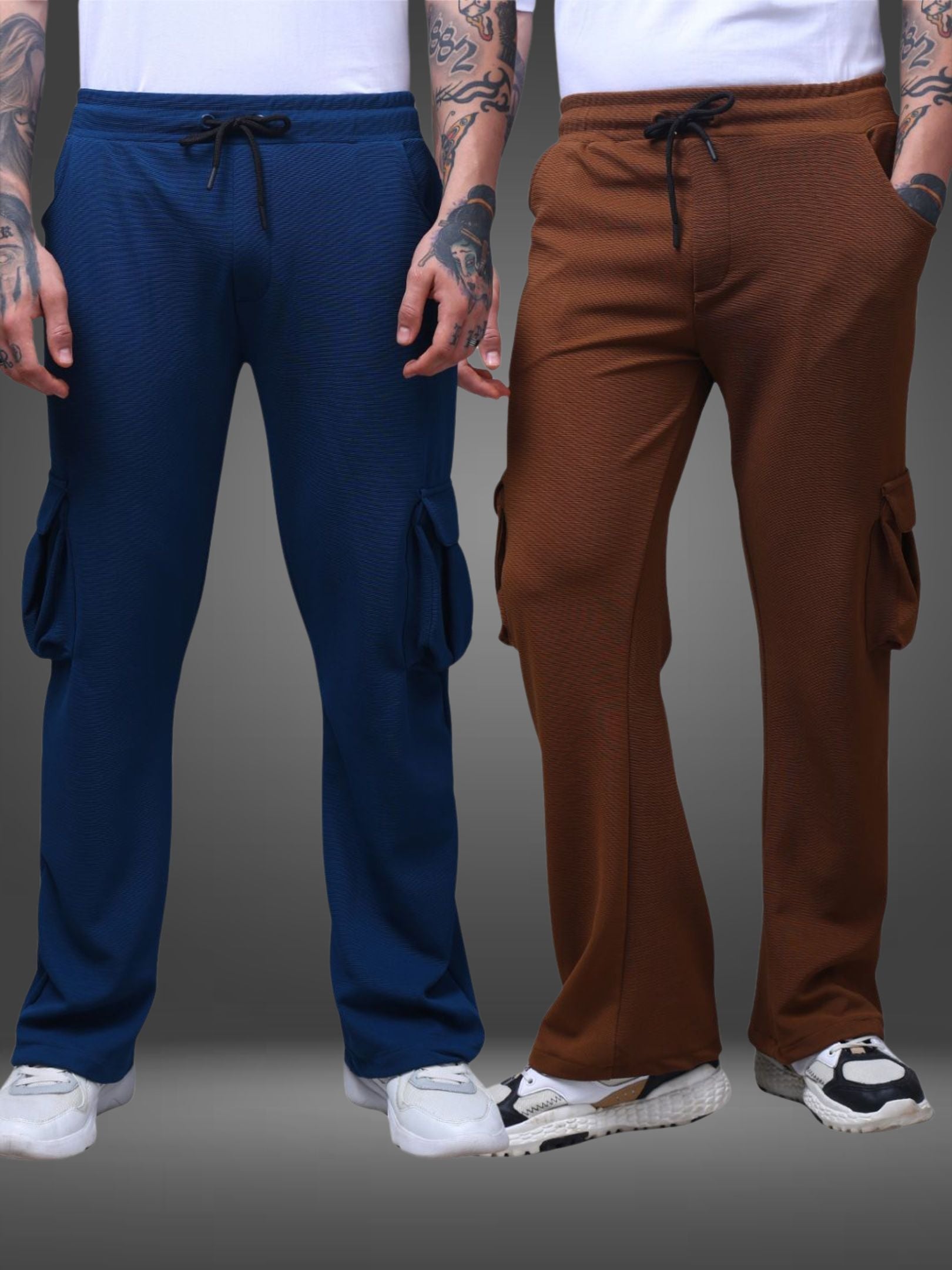 Men's Relaxed Fit Pack of 2 Trackpants