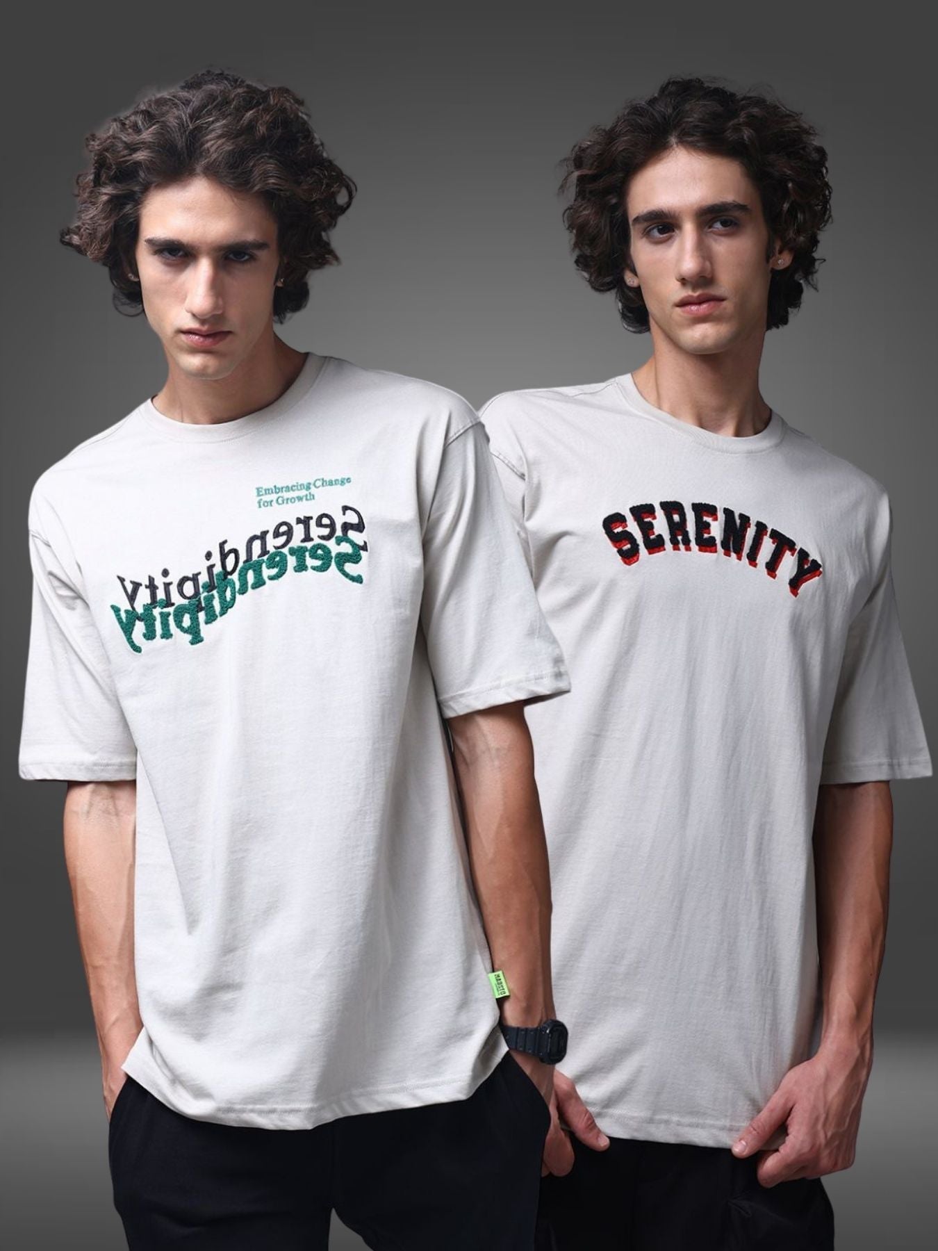 Men's Oversized Pack of 2 tshirts