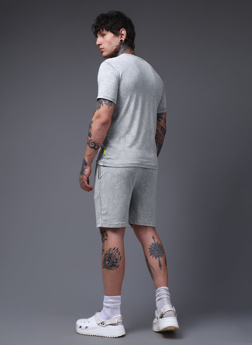 Men's Acidwashed Light Grey Cords