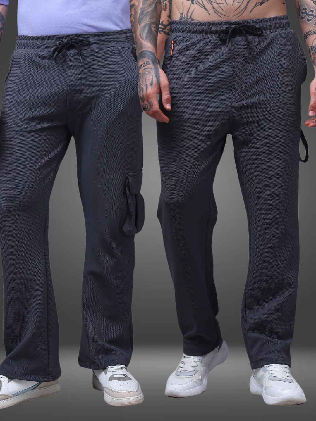 Men's Relaxed Fit Pack of 2 Trackpants
