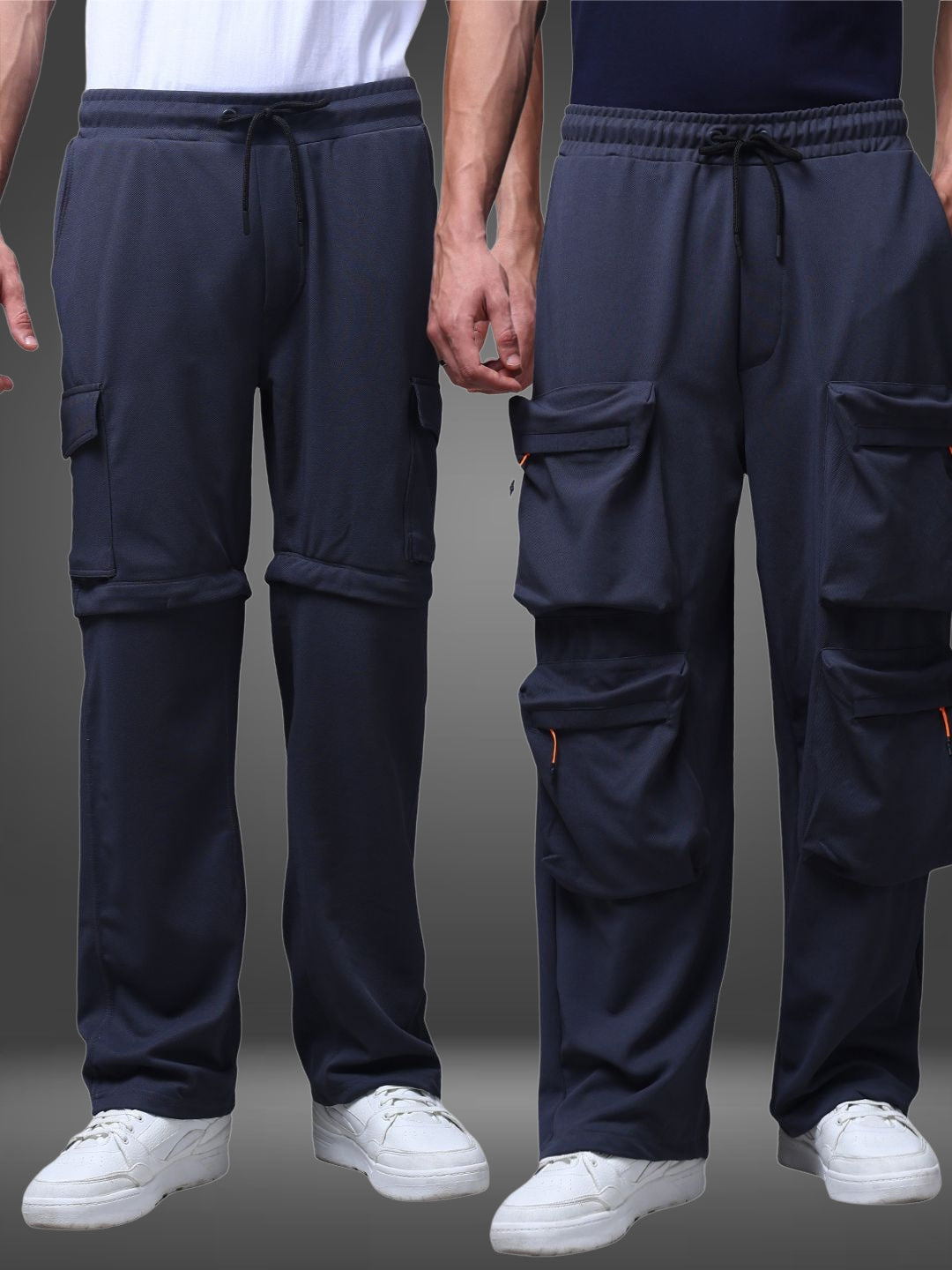 Men's Straight Fit Pack of 2 Trackpants