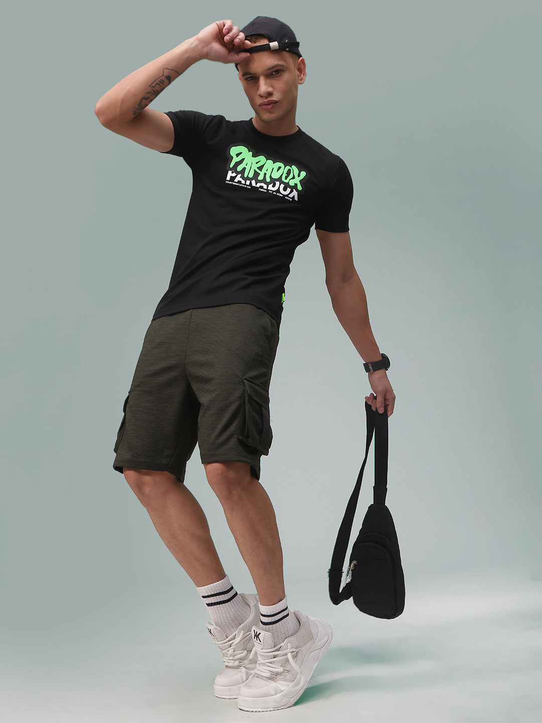 Mens Regular Fit Pack of 2 Printed Tshirts