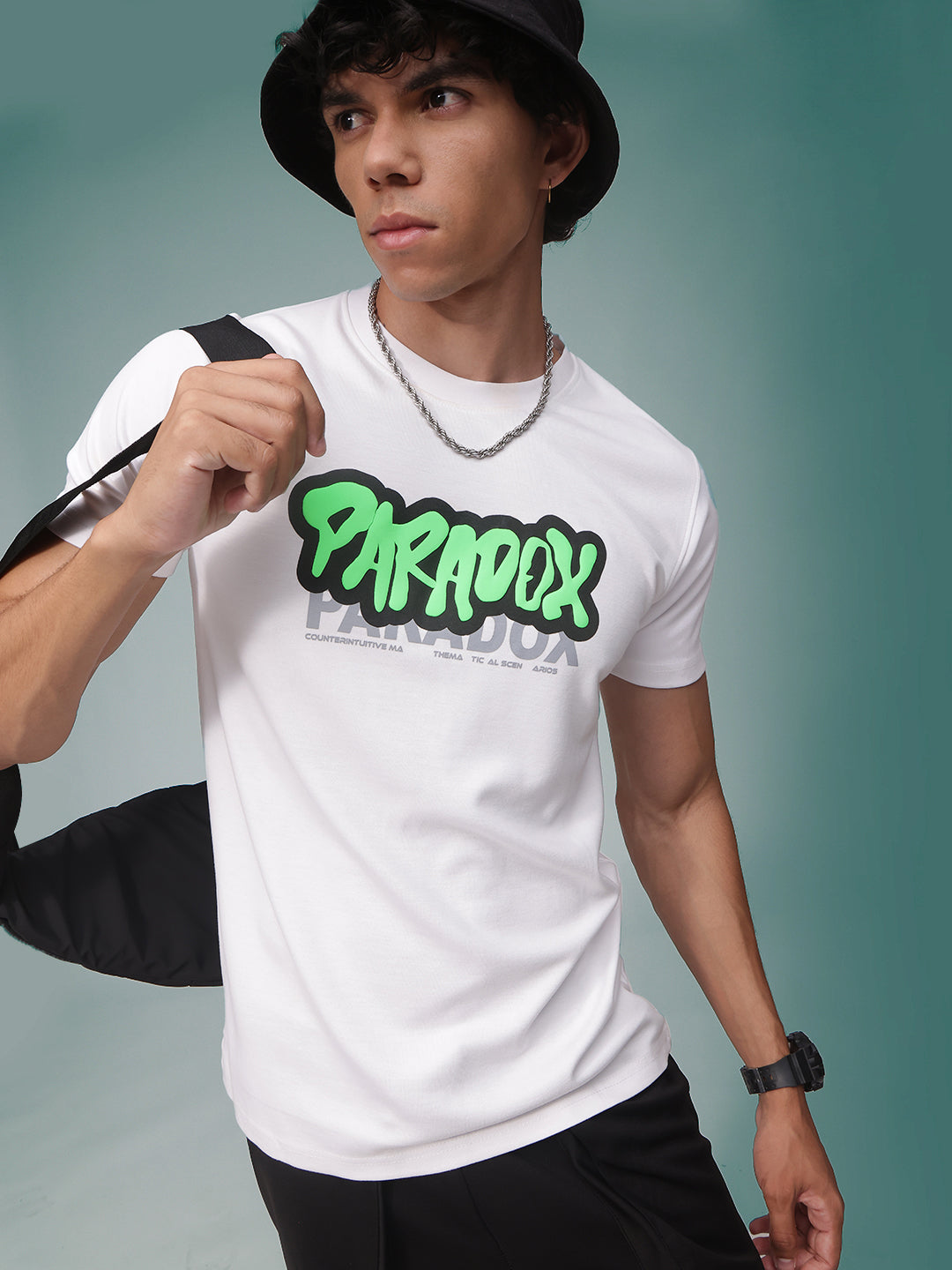 Mens Regular Fit Pack of 2 Printed Tshirts