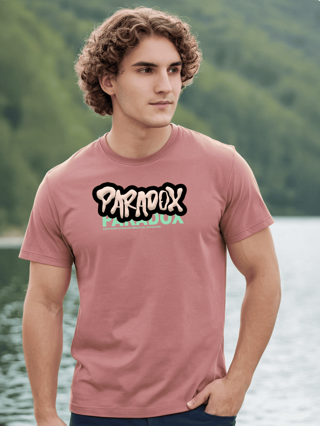 Mens Regular Fit Pack of 2 Printed Tshirts