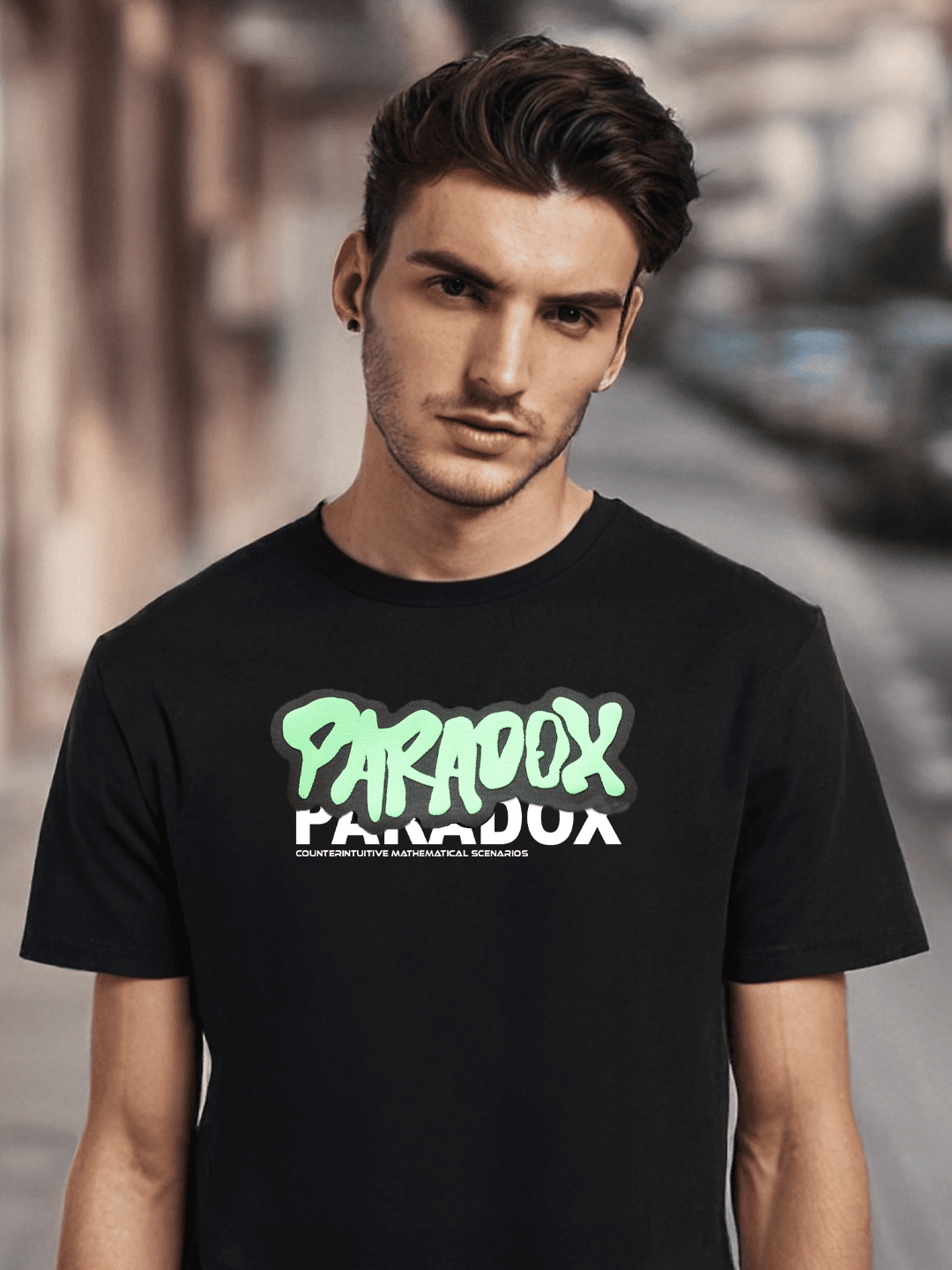 Mens Regular Fit Pack of 2 Printed Tshirts
