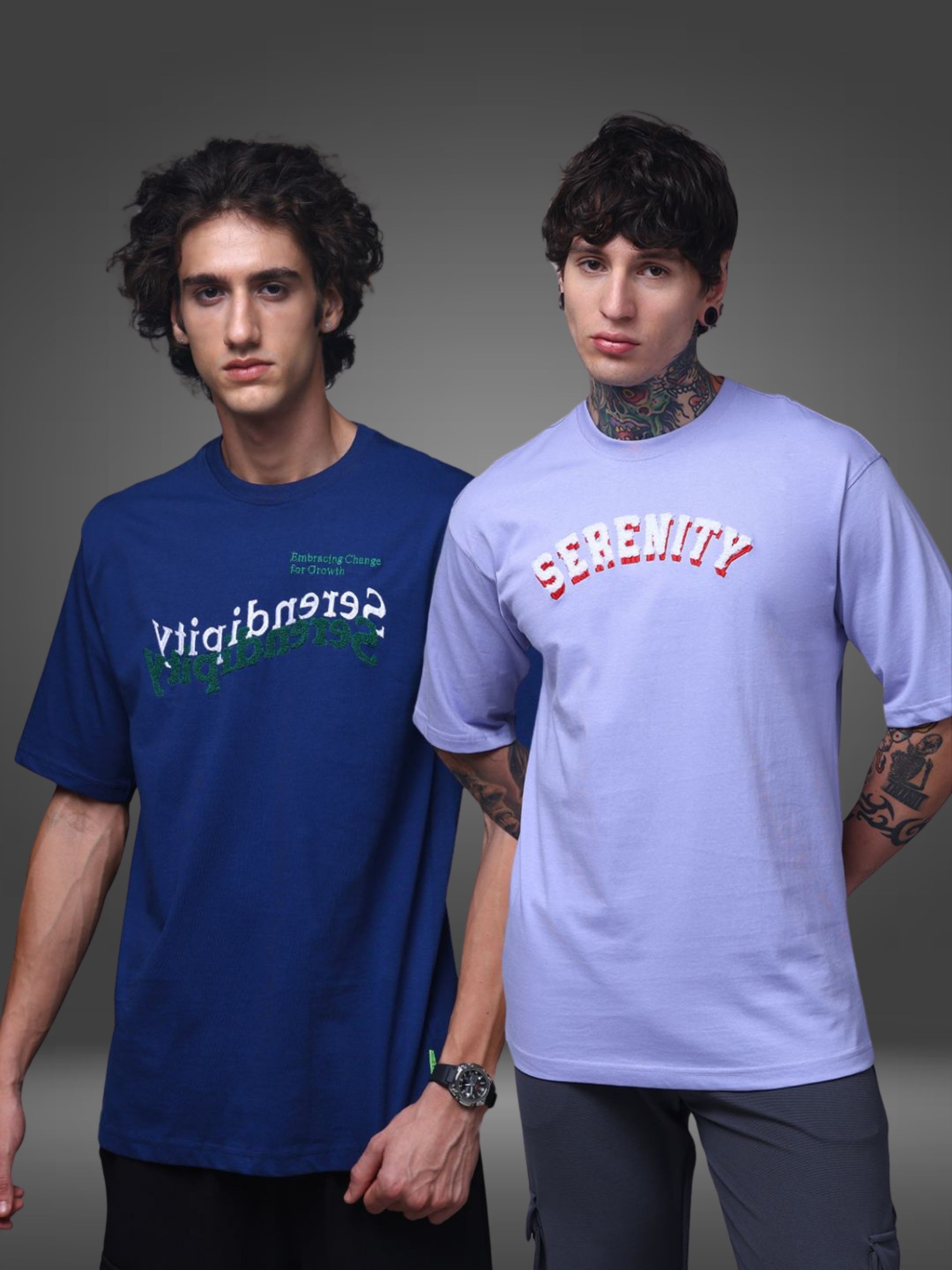 Men's Oversized Pack of 2 tshirts