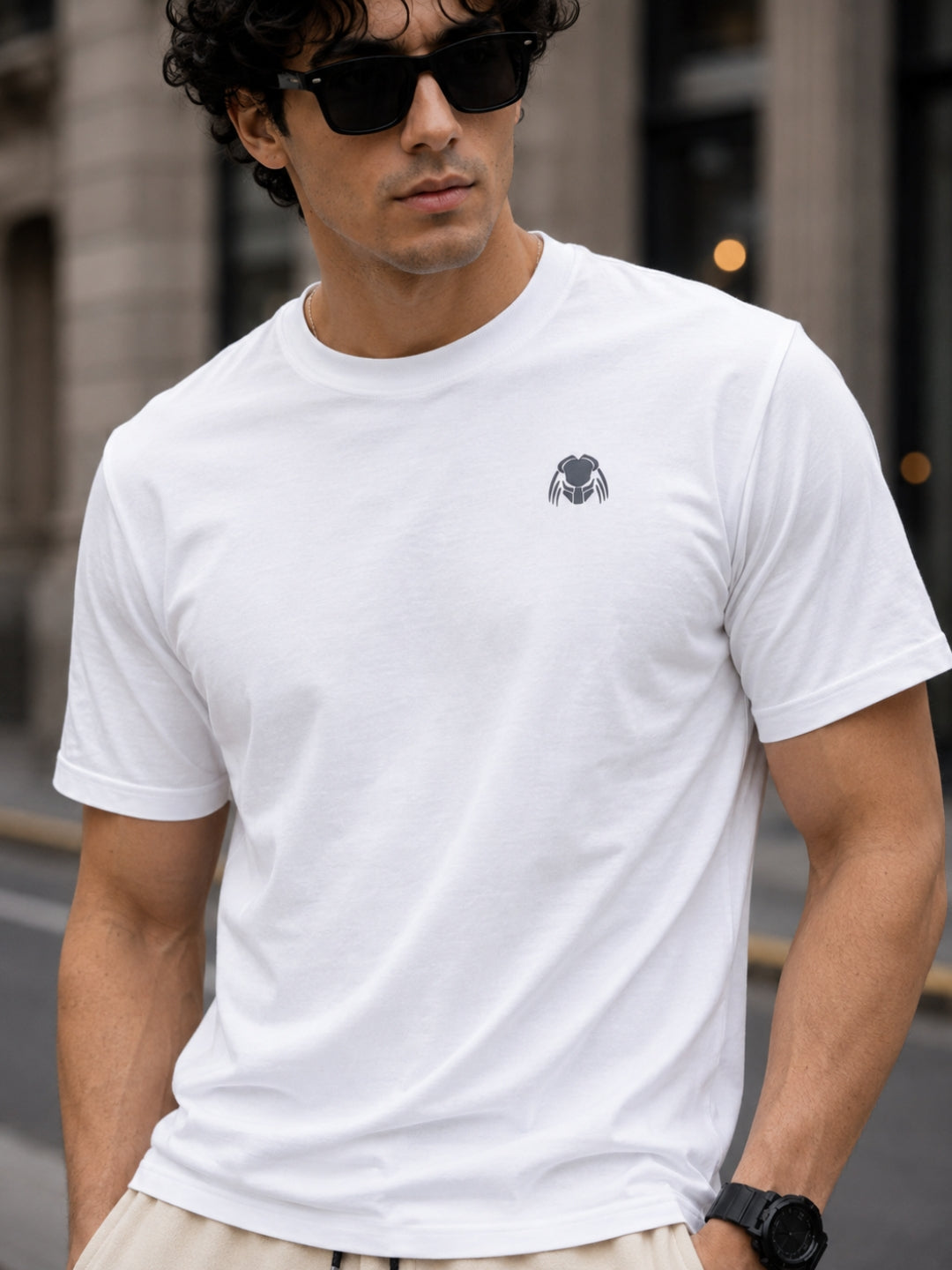 Men's Printed Regular T-Shirt & Cargo Regular fit Track Pant Streetwear Co-ord Set