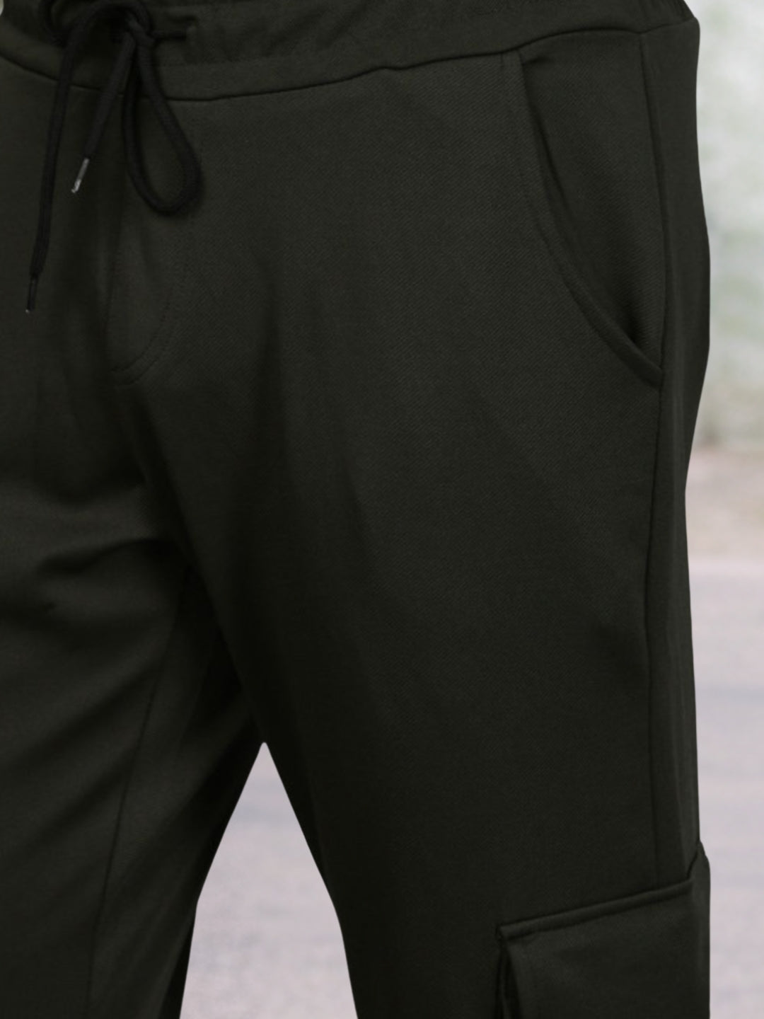 Men's Olive Cargo Joggers