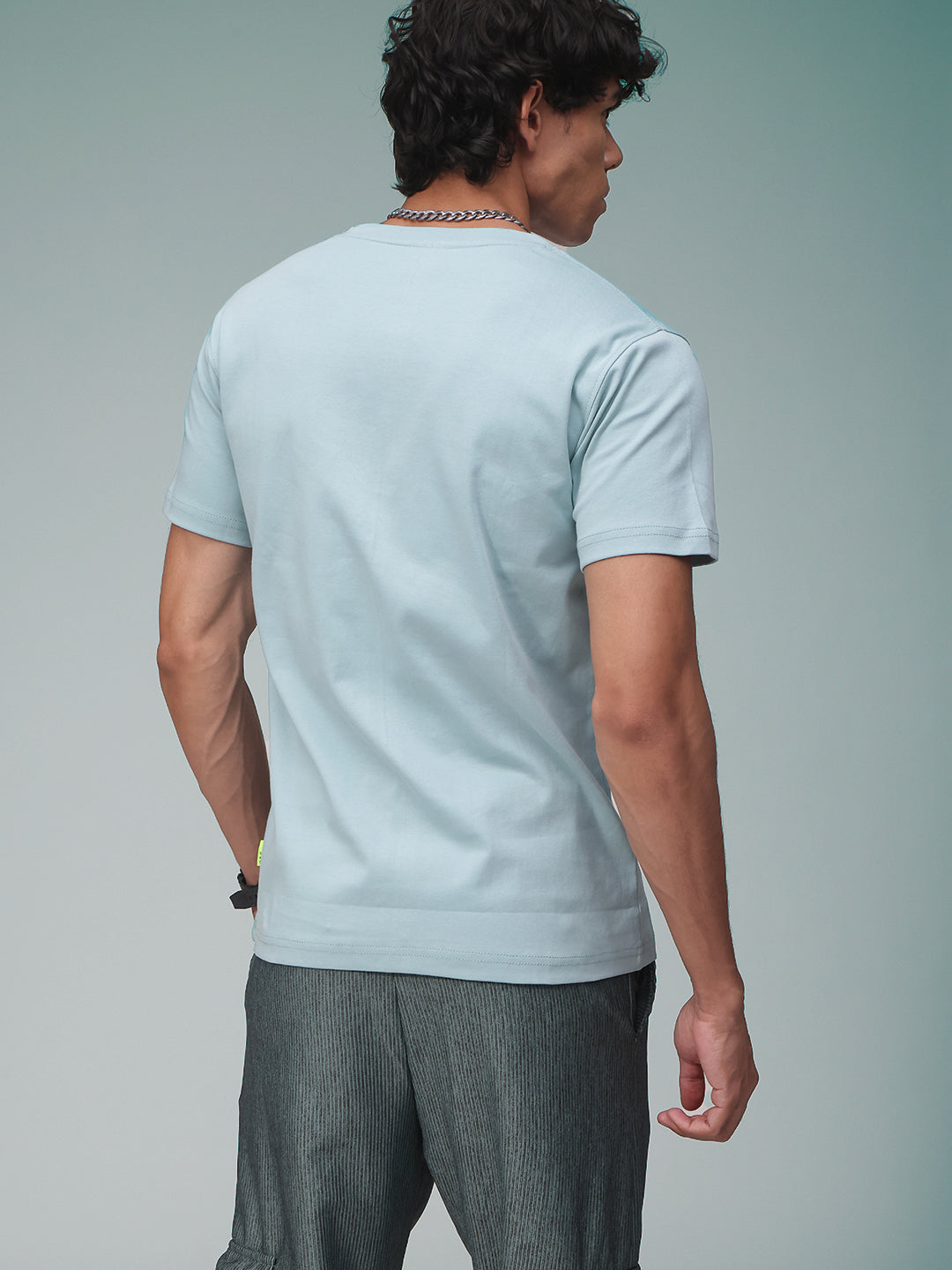 Mens Regular Fit Pack of 2 Printed Tshirts