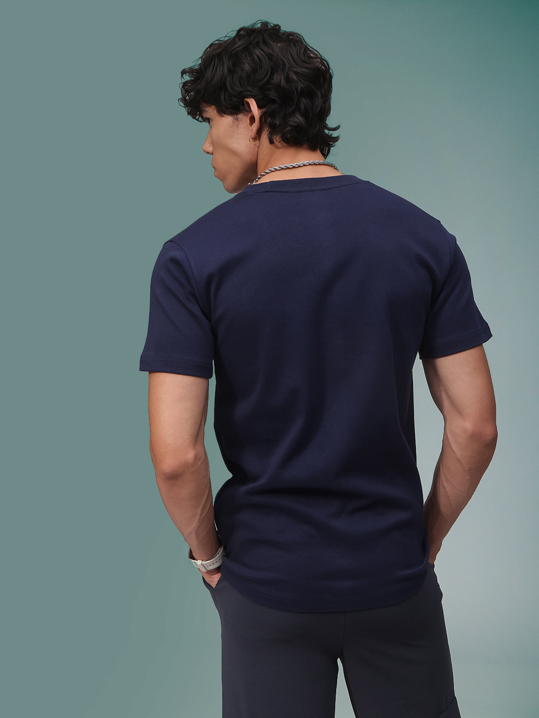 Mens Regular Fit Pack of 2 Printed Tshirts