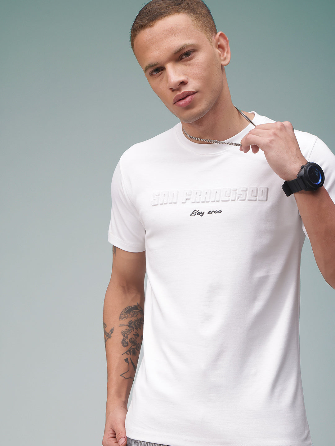 Mens Regular Fit Pack of 2 Printed Tshirts