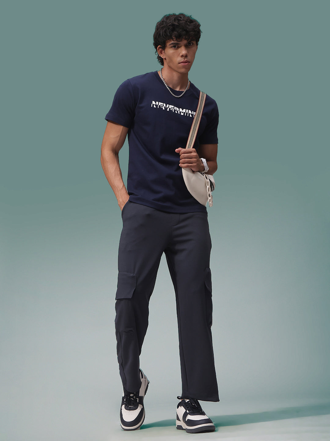 Mens Regular Fit Pack of 2 Printed Tshirts