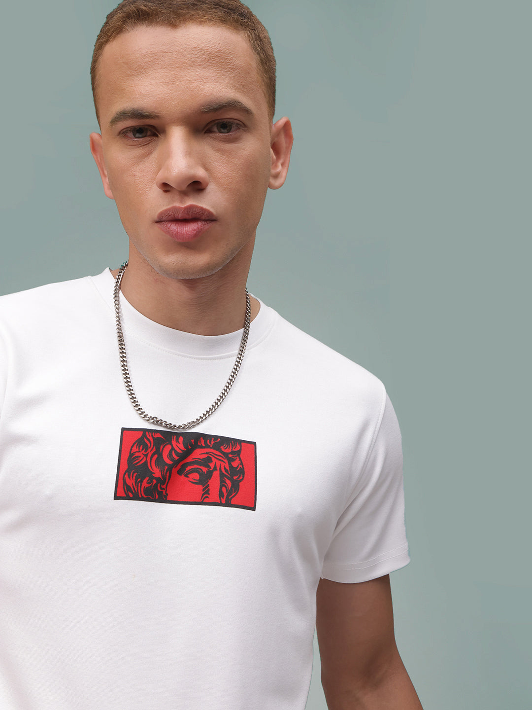 Mens Regular Fit Pack of 2 Printed Tshirts