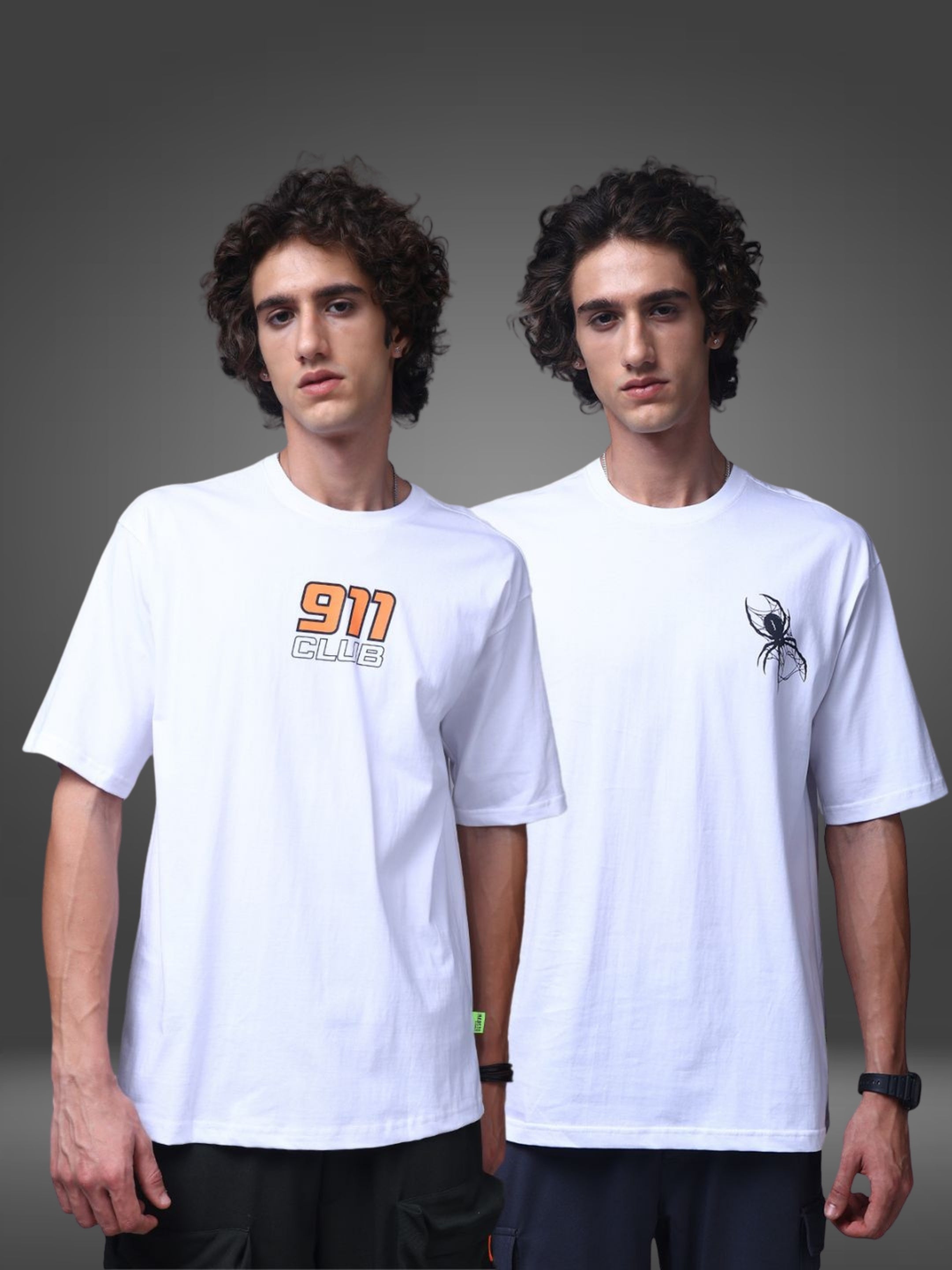 Men's Oversized Pack of 2 tshirts