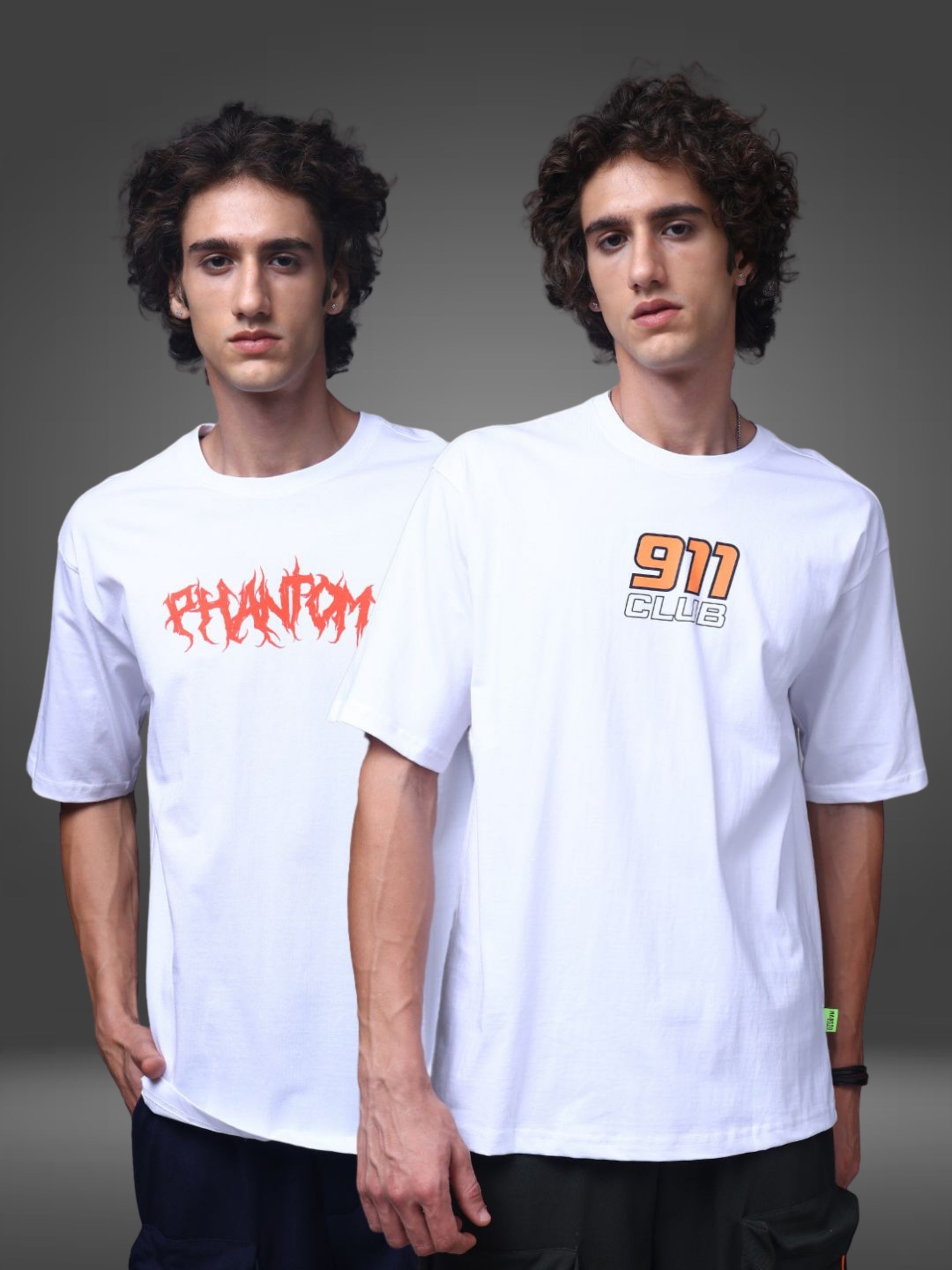 Men's Oversized Pack of 2 tshirts