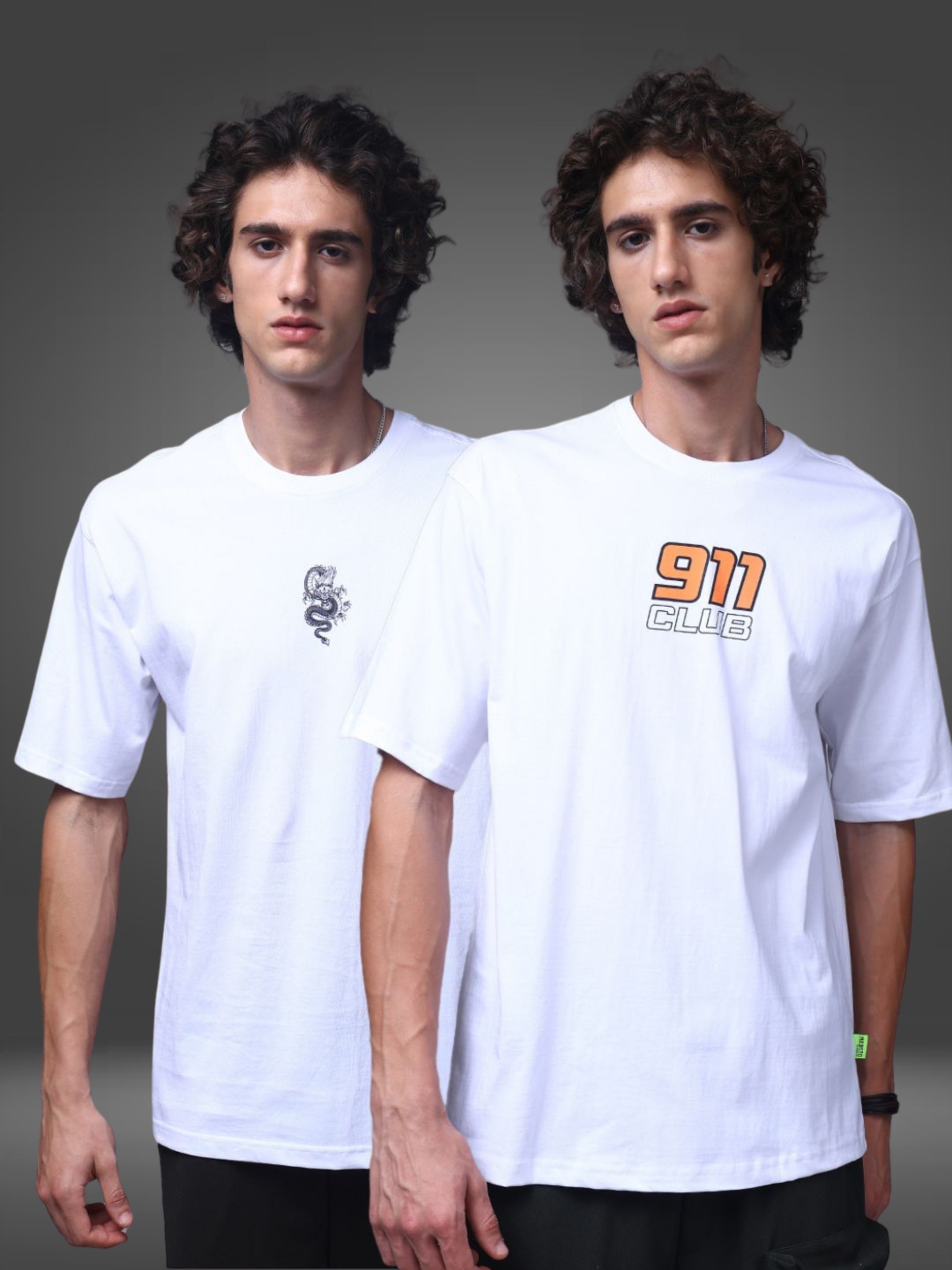 Men's Oversized Pack of 2 tshirts