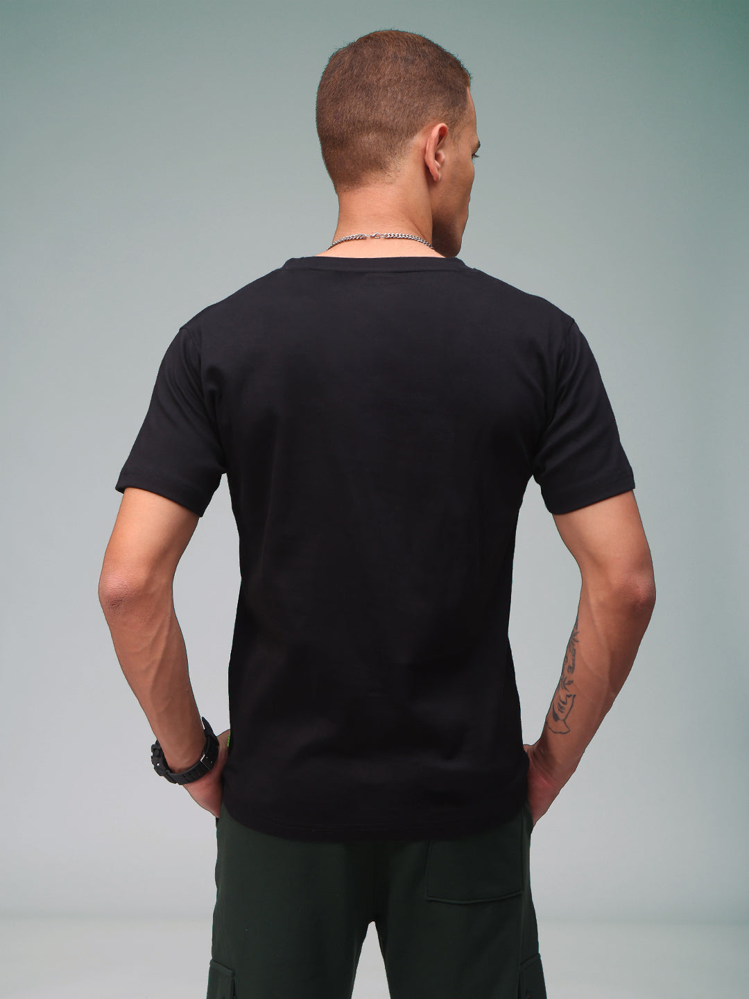 Mens Regular Fit Pack of 2 Printed Tshirts