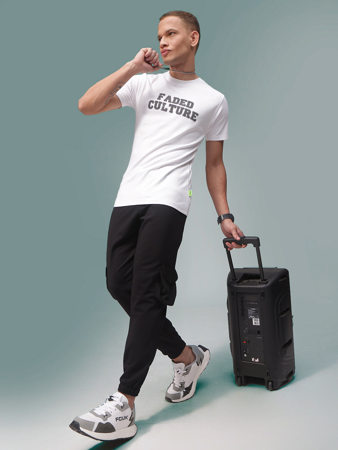 Mens Regular Fit Pack of 2 Printed Tshirts