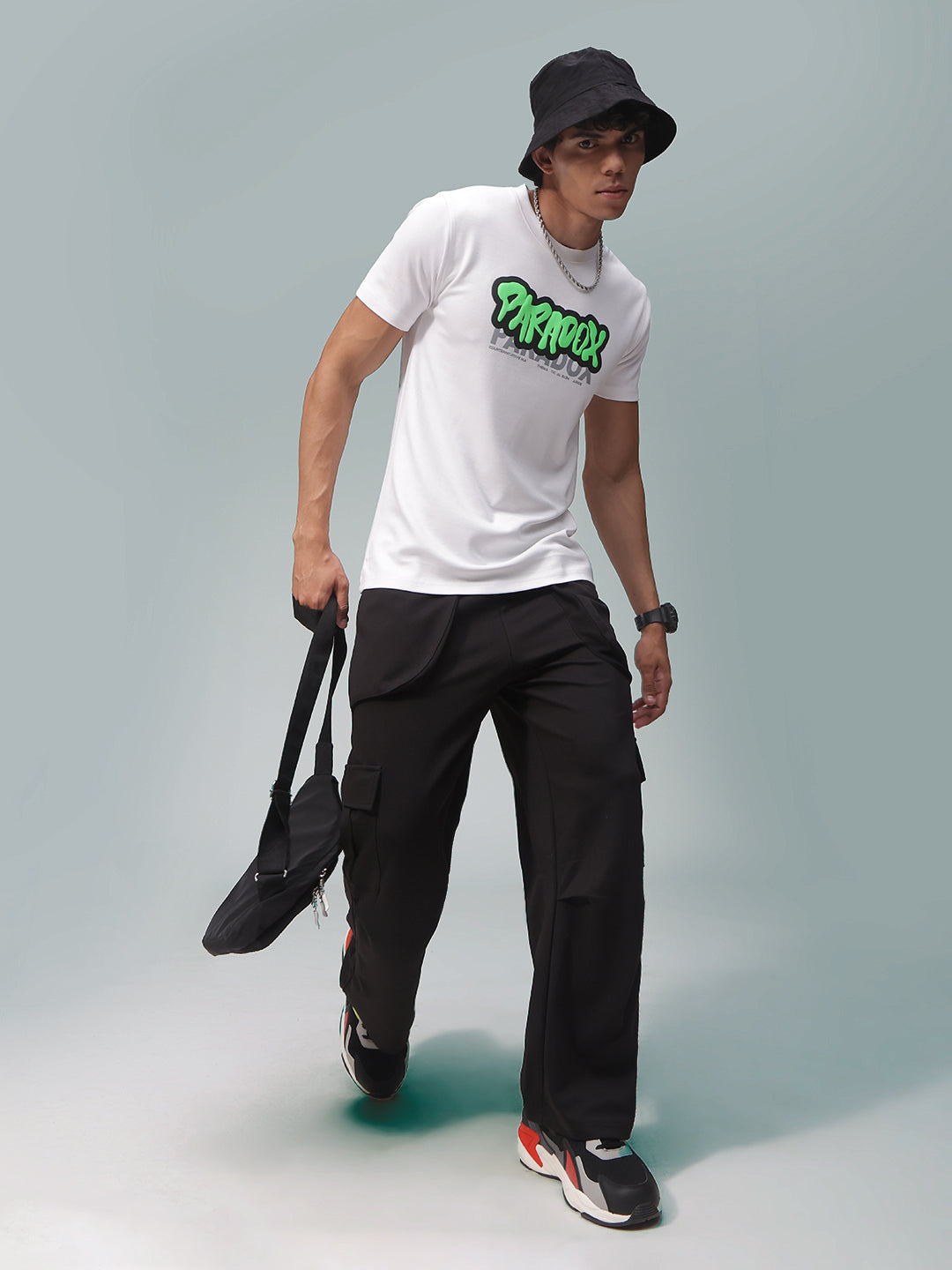 Mens Regular Fit Pack of 2 Printed Tshirts