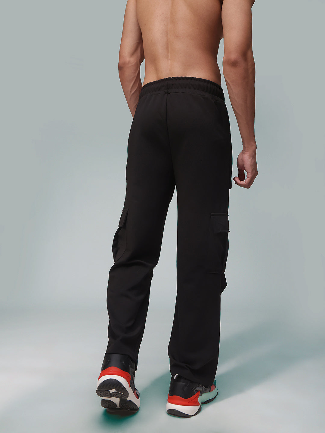 Mens Relaxed Fit Flexi Waist TrackPants