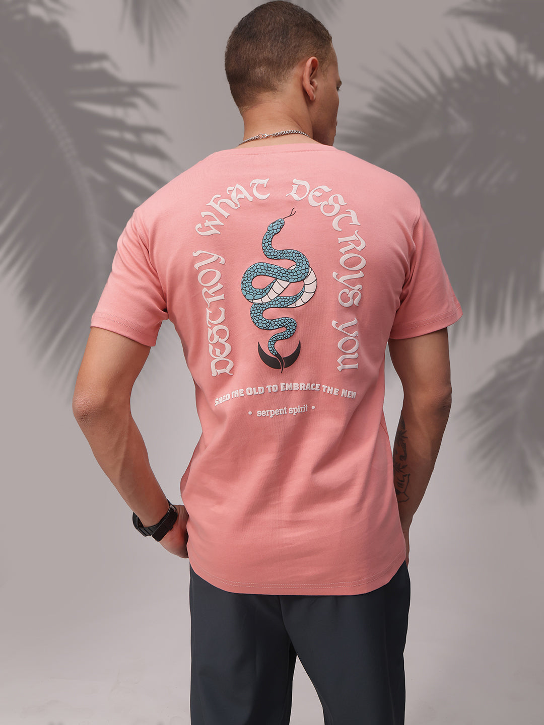 Mens Regular Fit Pack of 2 Printed Tshirts