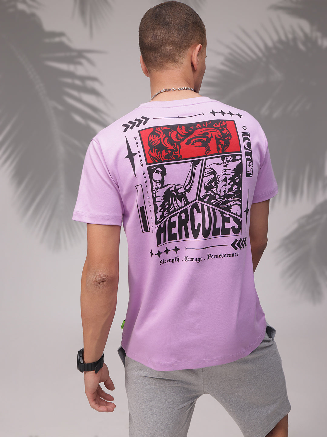 Mens Regular Fit Pack of 2 Printed Tshirts