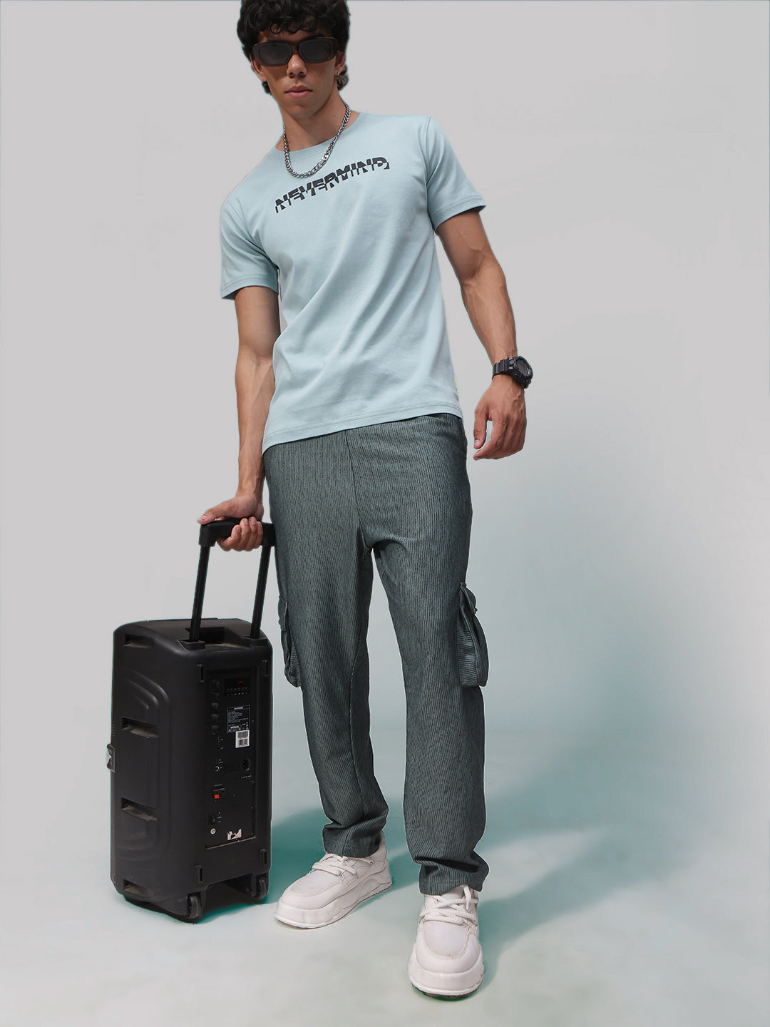Mens Regular Fit Pack of 2 Printed Tshirts