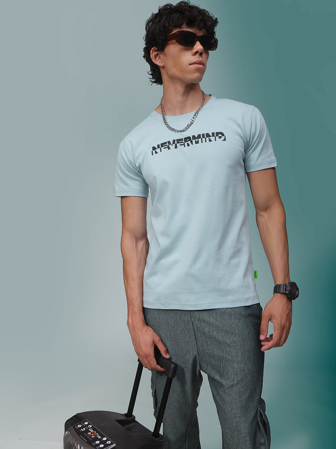 Mens Regular Fit Pack of 2 Printed Tshirts
