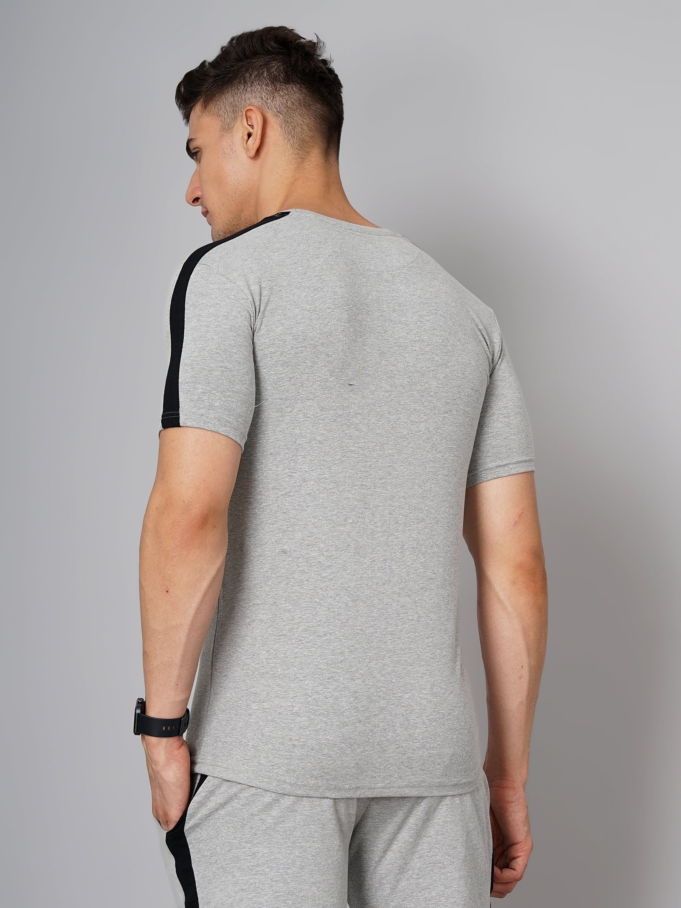 Men Textured Tshirt and shorts cords sets