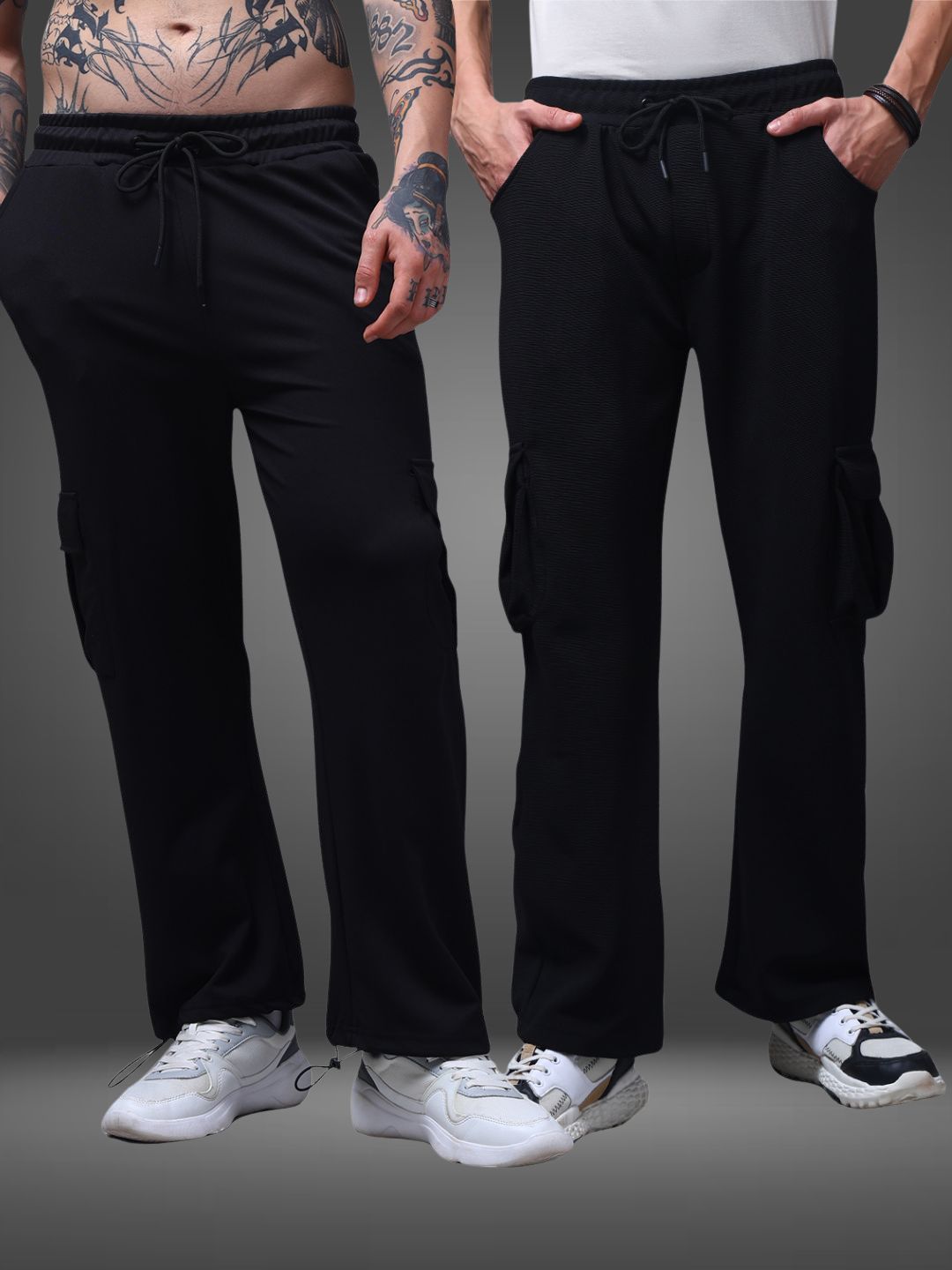 Men's Relaxed Fit Pack of 2 Trackpants