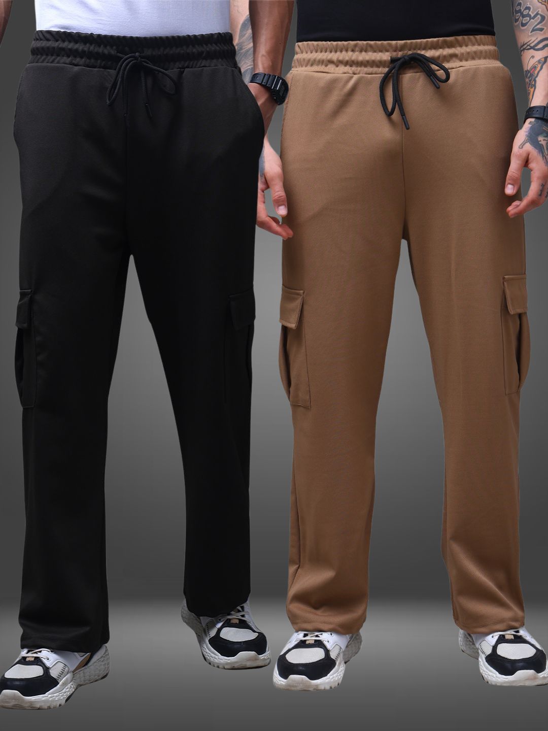 Men's Loose Fit Pack of 2 Trackpants