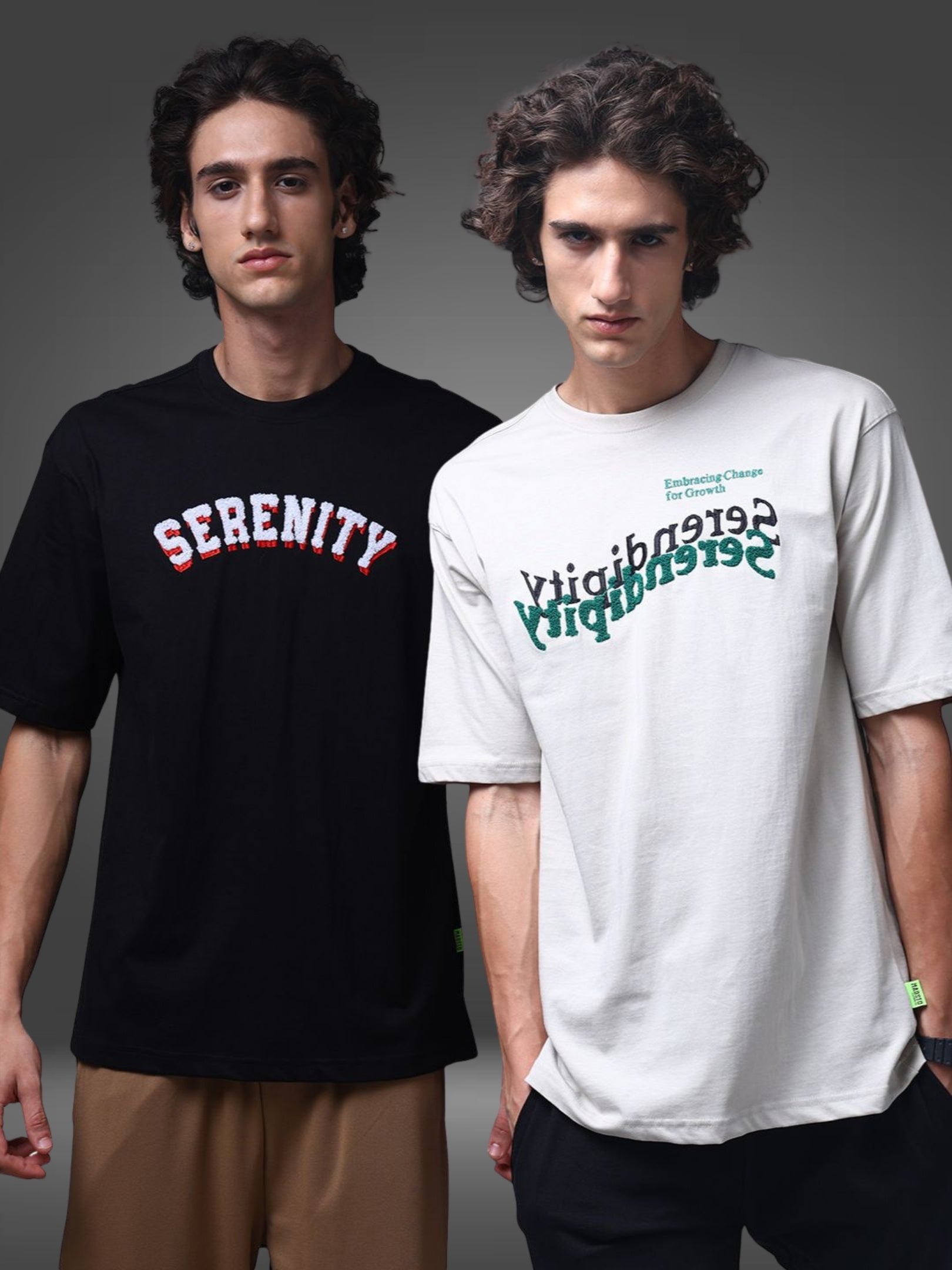 Men's Oversized Pack of 2 tshirts