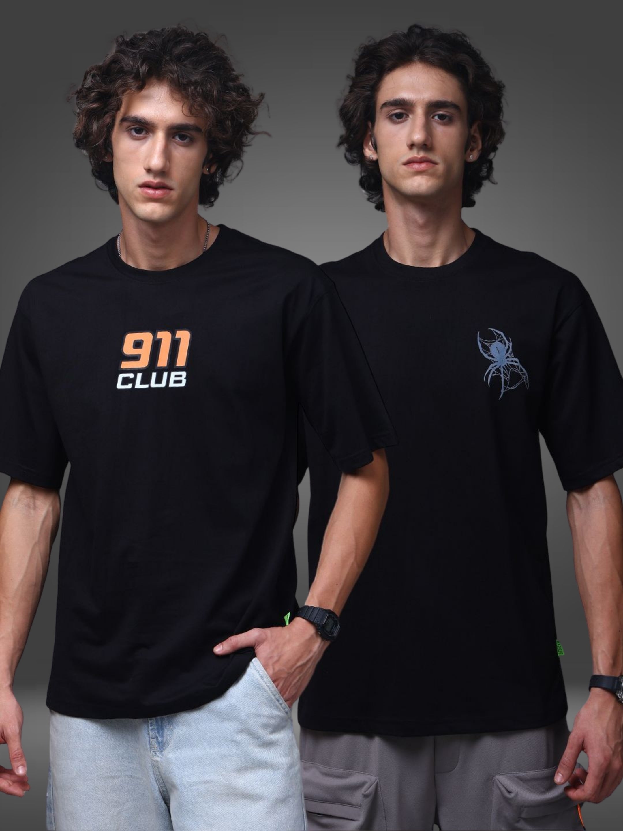 Men's Oversized Pack of 2 tshirts