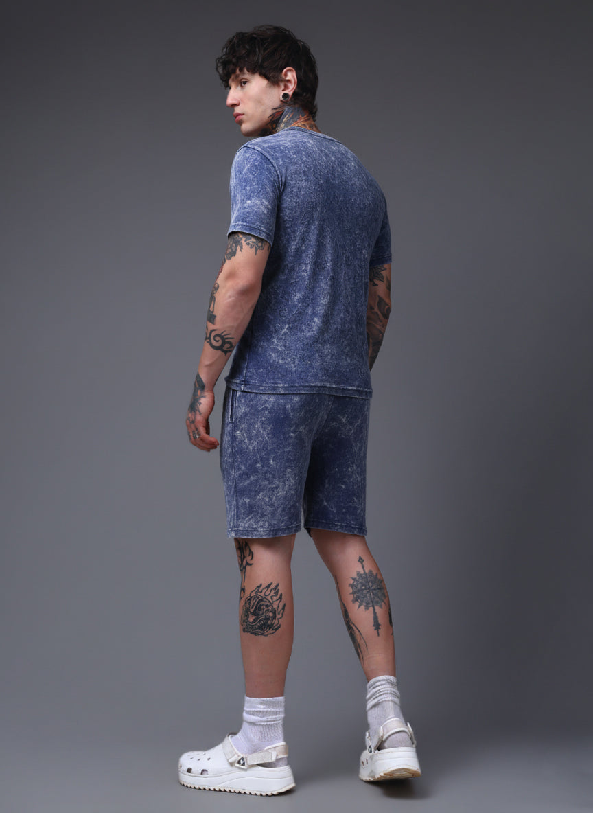 Men's Acidwashed Blue Cords