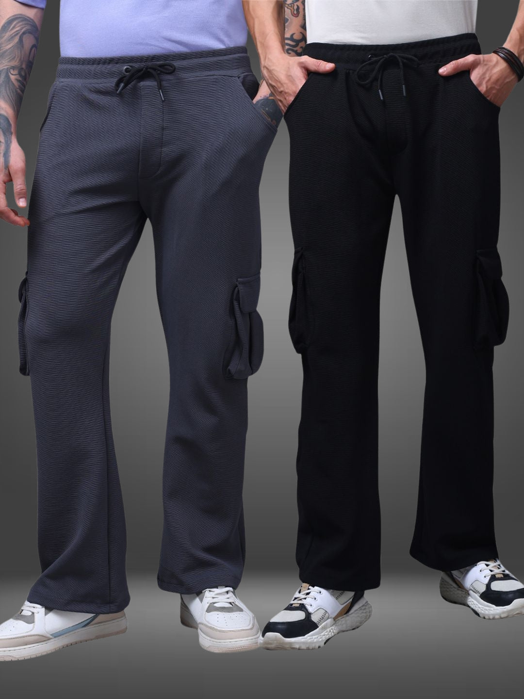 Men's Relaxed Fit Pack of 2 Trackpants