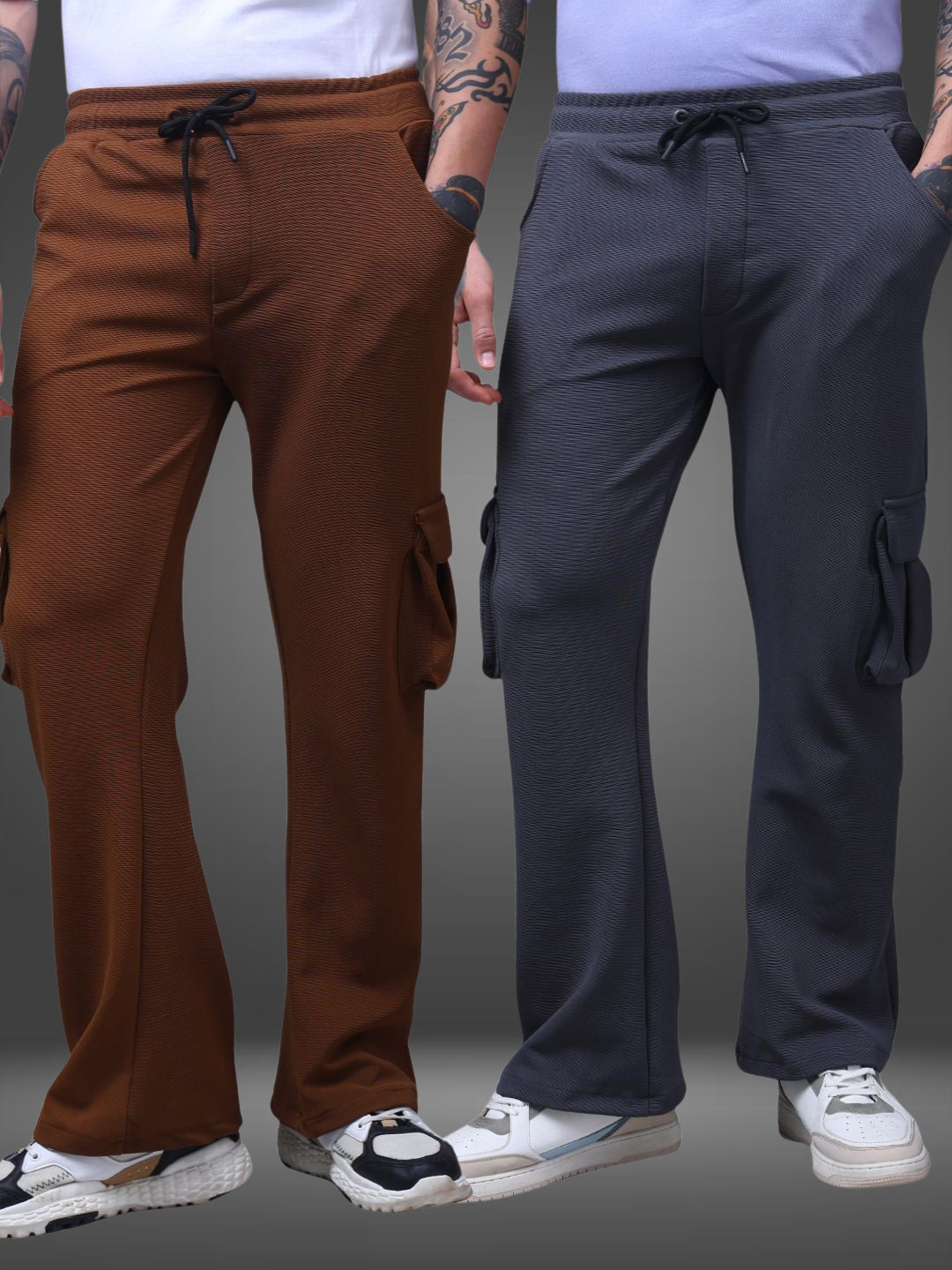 Men's Relaxed Fit Pack of 2 Trackpants